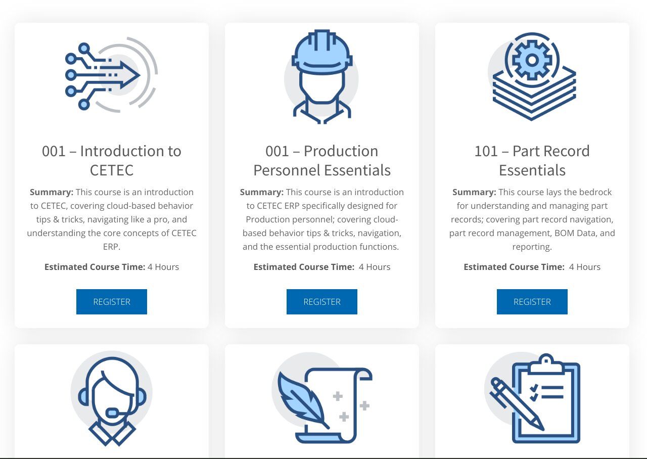 D3 Technologies Introduces Cetec ERP Course Offering